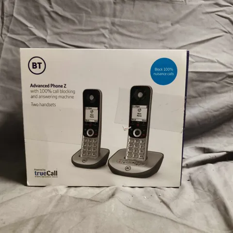 BT ADVANCED PHONE Z – TWIN CORDLESS LANDLINE HANDSETS