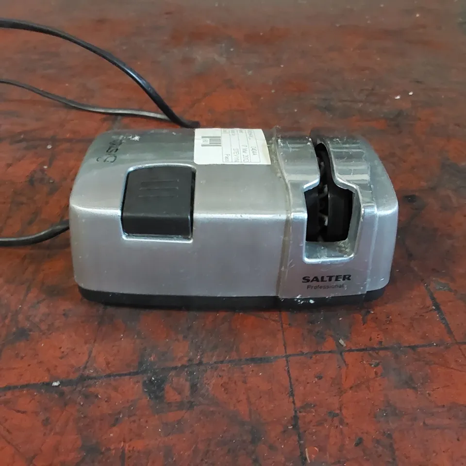 SALTER ELECTRIC KNIFE SHARPENER 