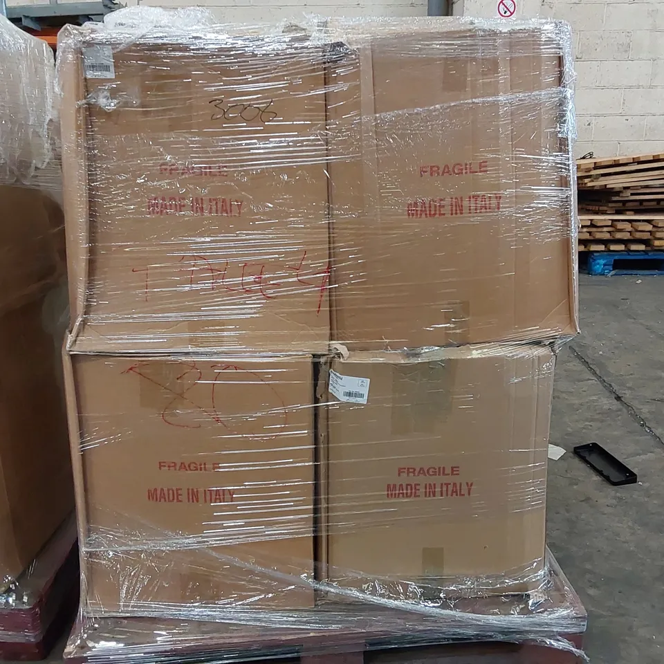 PALLET OF APPROXIMATELY 70x BATHSTORE HOUSE BEAUTIFUL 600MM PLASTIC DRAWER INSERTS 