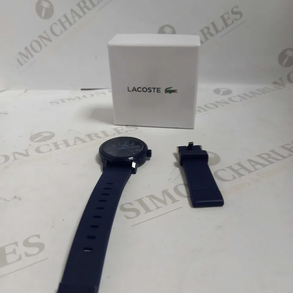 LACOSTE BLUE DIAL BLUE STRAP WATCH 