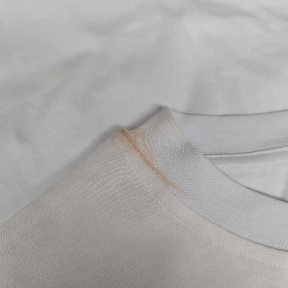 MERCIER LOGO T-SHIRT, WHITE/BLUE - UK SIZE XS