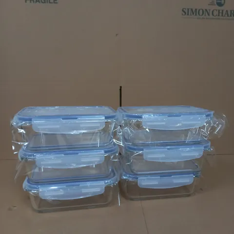 BOXED GLASS MEAN PREP CONTAINERS 