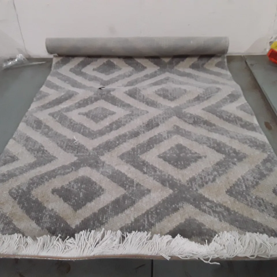 BRAND NEW PACO HOME POCO GREY RUG 60X100CM