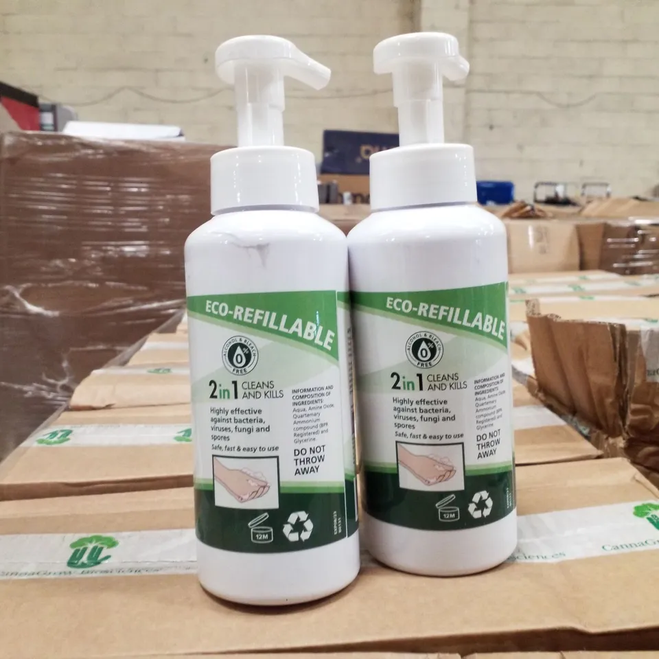 PALLET OF APPROXIMATELY 110 BOXES EACH CONTAINING 10 REVERSE NATURE HAND SANITISER 500ML BOTTLES