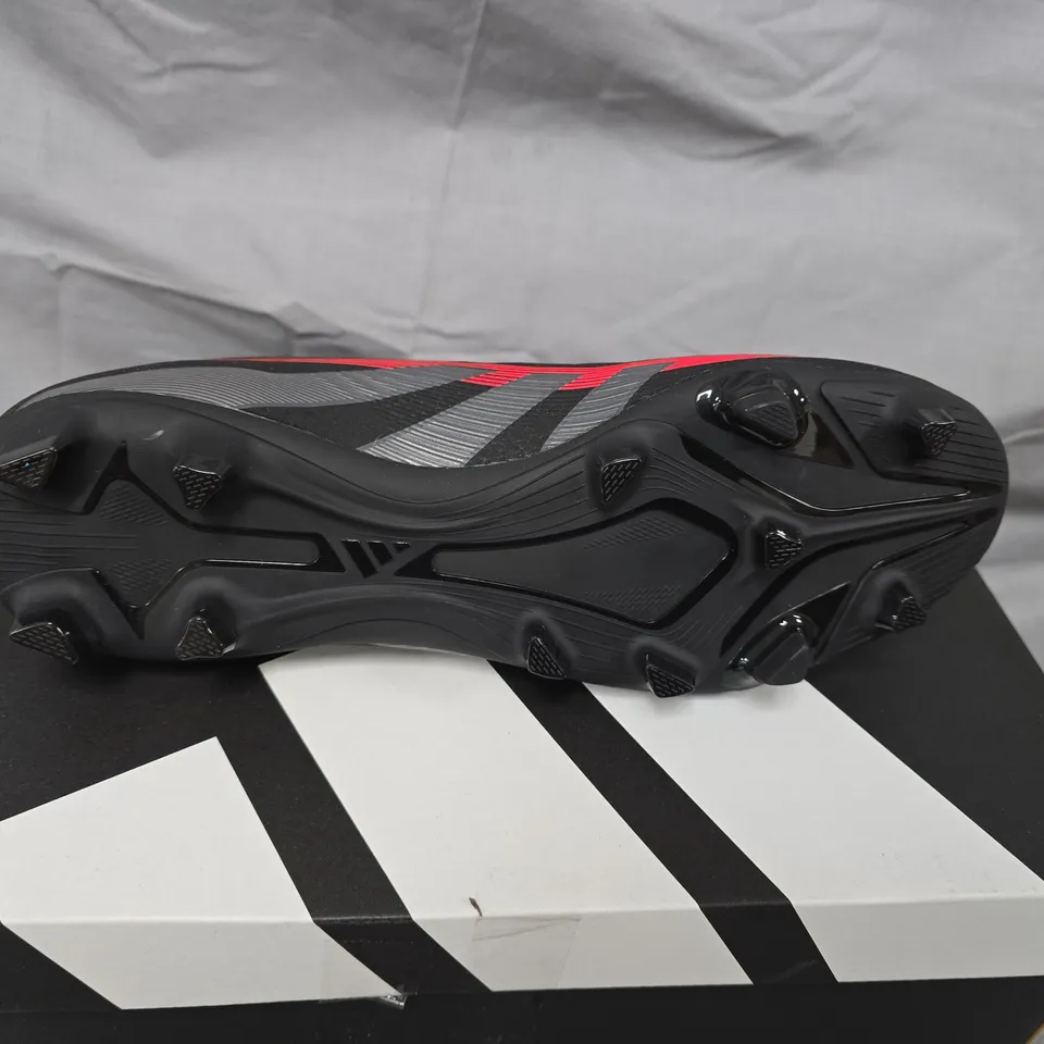 ADIDAS PREDATOR FOOTBALL BOOTS – BLACK/RED SIZE 9