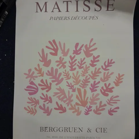 HENRI MATISSE ABSTRACT SHAPE EXHIBITION POSTER