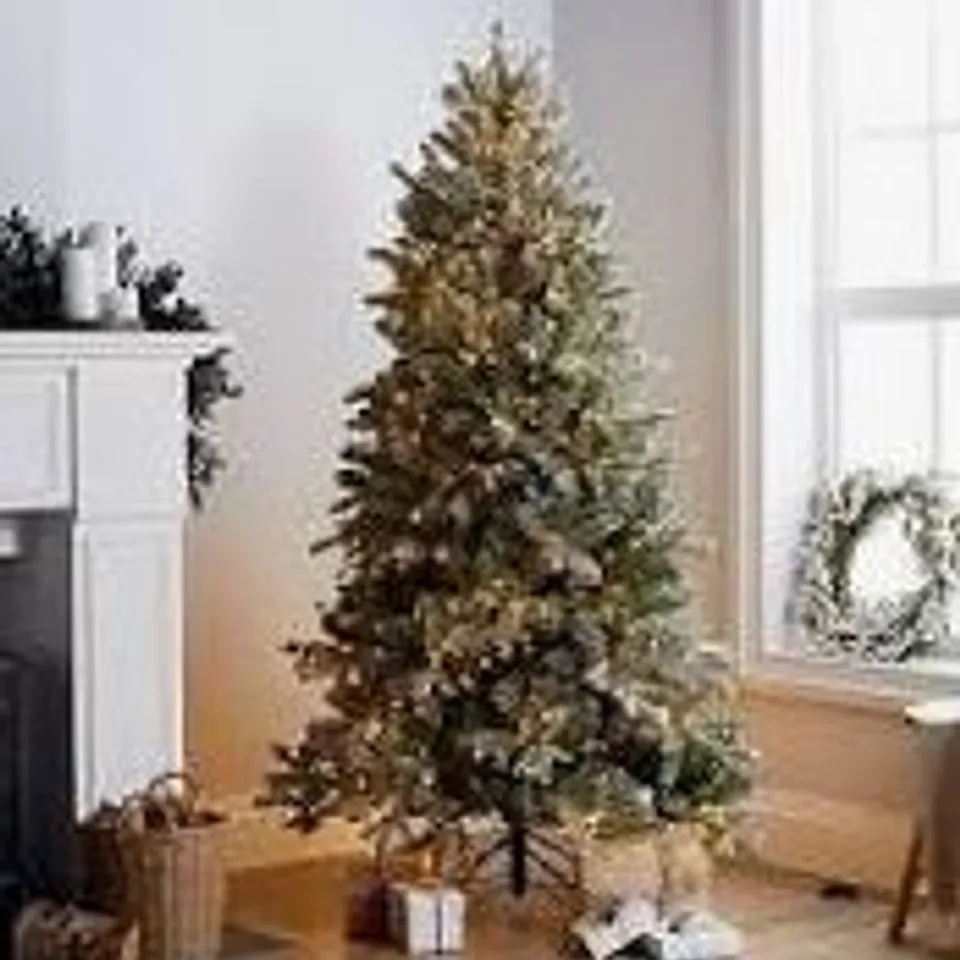 JM BY JULIEN MACDONALD SPARKLING FRAISER CHRISTMAS TREE 6FT - COLLECTION ONLY