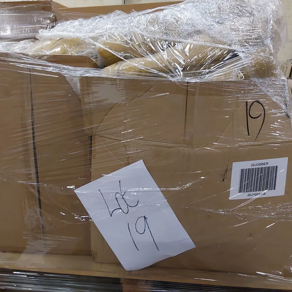 PALLET OF APPROXIMATELY 27 BRAND NEW JOULES CHERINGTON PADDED FAUX FUR TRIM HOODED COAT  CARAMEL SIZE 16