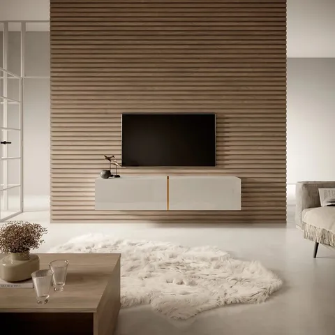 BOXED HESHUM TV STAND FOR TVS UP TO 60"