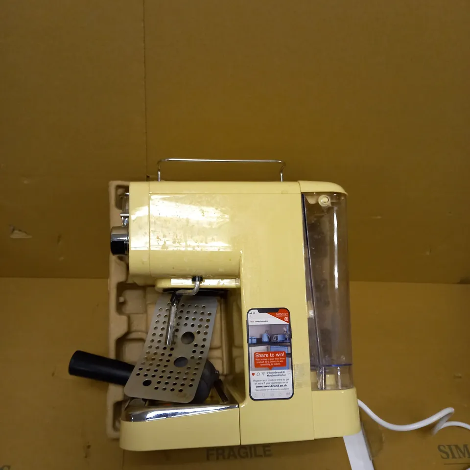 SWAN RETRO PUMP ESPRESSO COFFEE MACHINE TANK