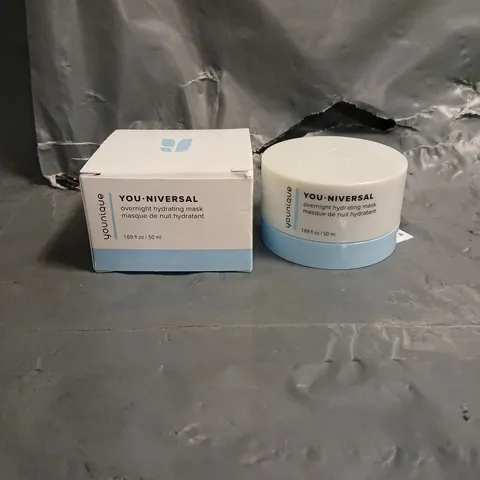 BOXED YOUNIQUE YOUNIVERSAL OVERNIGHT HYDRATING MASK 50ML