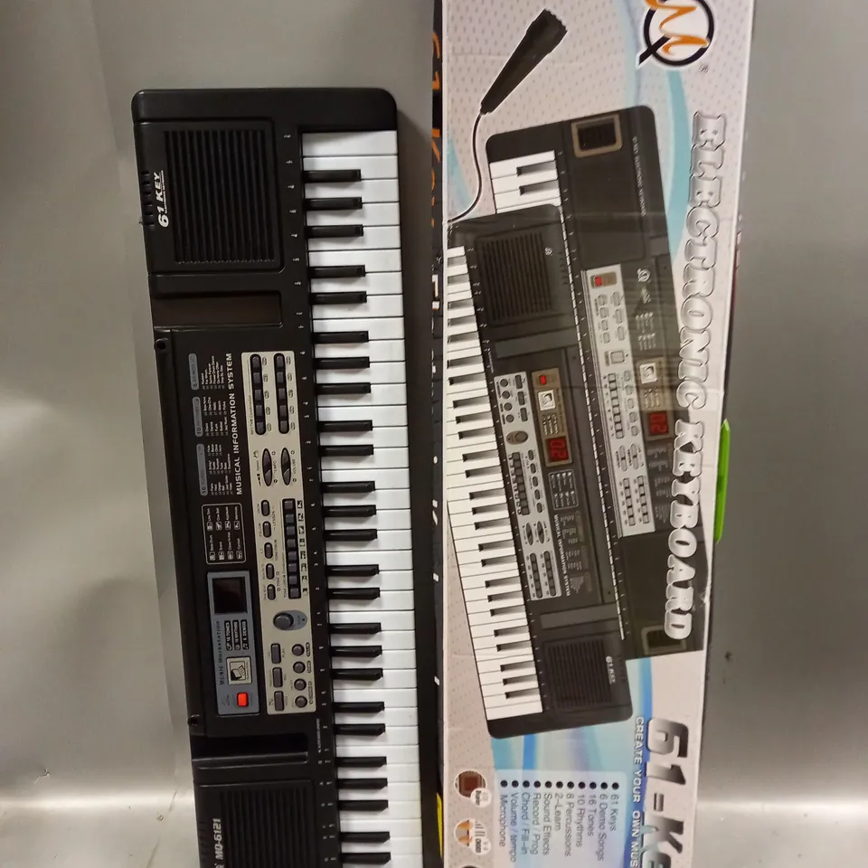 BOXED MQ 61-KEY ELECTRONIC KEYBOARD