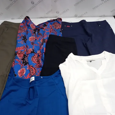 LOT OF 6 ASSORTED CLOTHING ITEMS TO INCLUDE BIBA DRESS AND MAISON DE NIMES