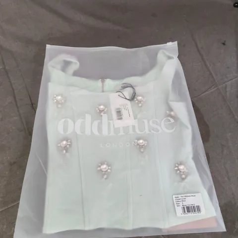 BAGGED ODDMUSE THE ULTIMATE MUSE CRYSTAL CORSET – MINT, SIZE S