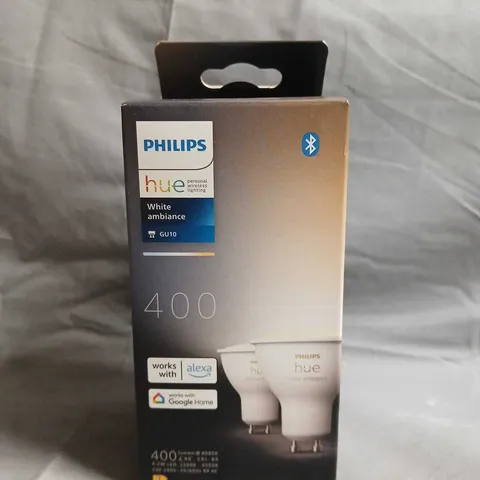 PHILIPS HUE WHITE AMBIANCE GU10 BULBS – 2-PACK