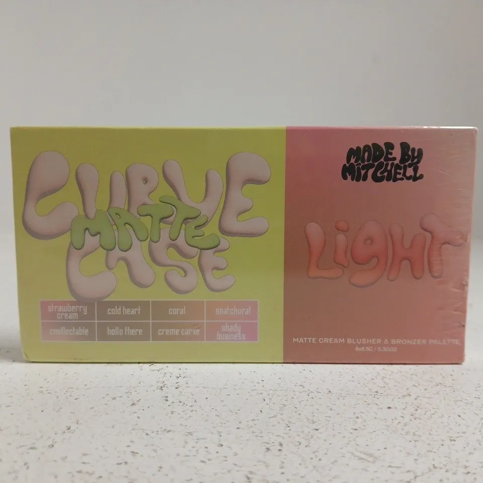 MADE BY MITCHELL MATTE CREAM BLUSHER & BRONZER PALETTE-LIGHT