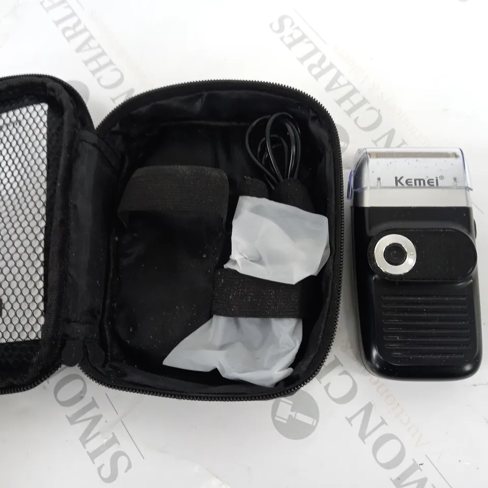 BOXED KEMEI LINEAR SHAVER BLACK KM-2026