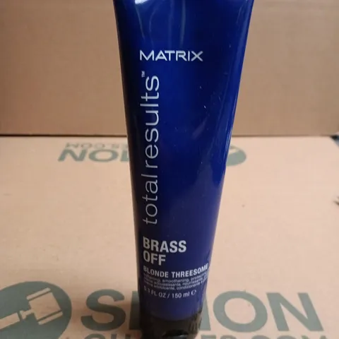 BOX OF APPROXIMATELY 24 TUBES OF MATRIX BRASS OFF PROTECTING CREAMS 150ML PER TUBE
