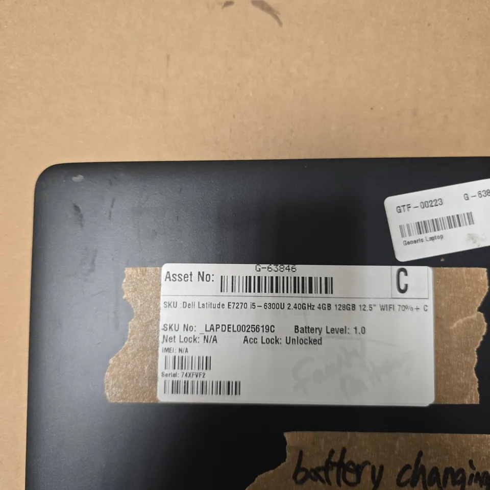 DELL LATITUDE E7270 LAPTOP – I5-6300U, 4GB RAM, 128GB SSD, 12.5" DISPLAY (ULTRABOOK)