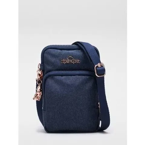 KIPLING DOTTY SMALL PHONE CROSS BODY BAG SILVER
