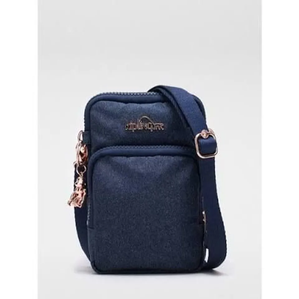 KIPLING DOTTY SMALL PHONE CROSS BODY BAG SILVER
