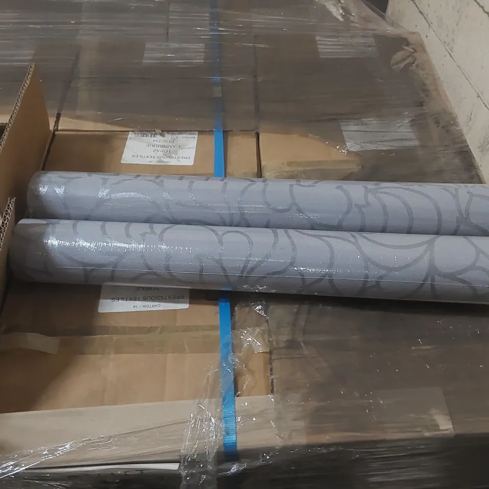 PALLET TO CONTAIN APPROXIMATELY 326 ROLLS OF BRAND NEW PRESTIGIOUS WALLPAPER // COMBINED RRP £16,390.40 // TO INCLUDE;