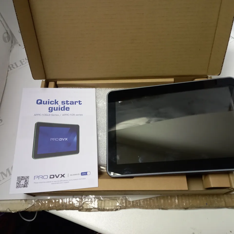 BOXED PRO DVX 10 INCH TABLET - MODEL APPX-10XPLN WITH INSTRUCTIONS