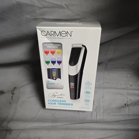 CARMEN CORDLESS HAIR TRIMMER – SIGNATURE SERIES (BOXED)