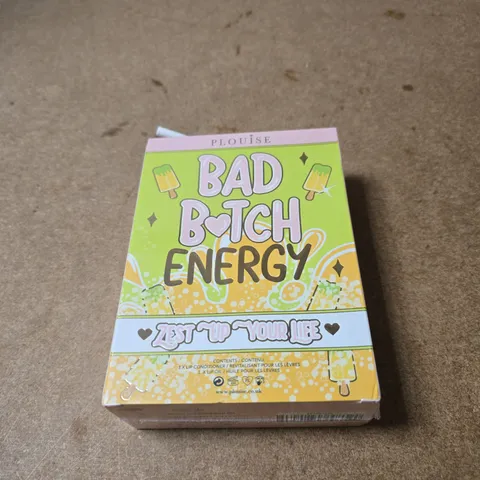 PLOUISE BAD BITCH ENERGY ZEST UP YOUR LIFE 1 X LIP CONDITIONER + 1 X LIP OIL SEALED