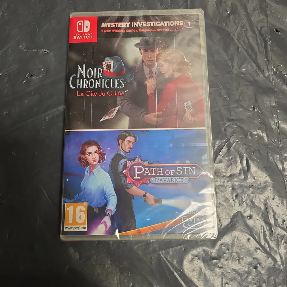 NINTENDO SWITCH MYSTERY INVESTIGATIONS 1