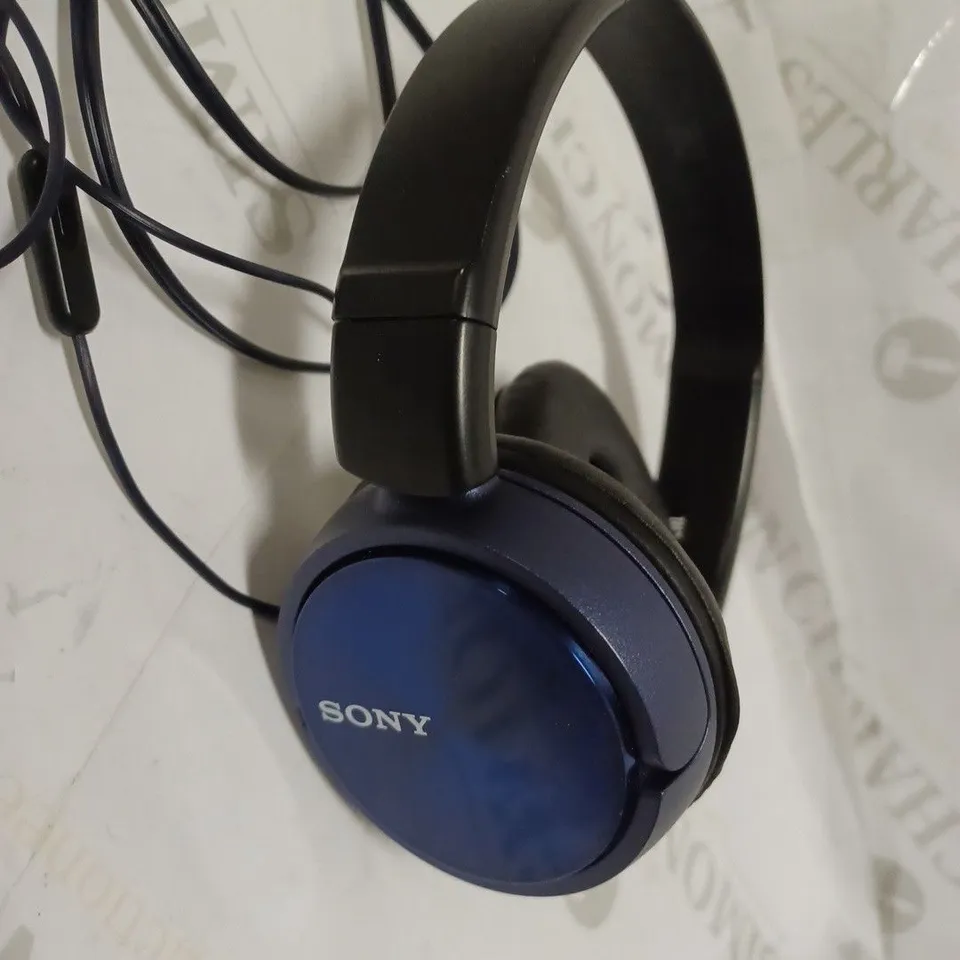 SONY HEADPHONES - BLUE