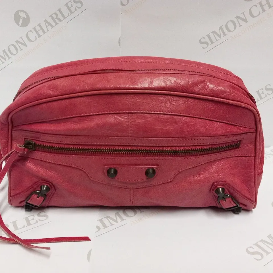 BALENCIAGA PARIS CLASSIC PINK VOYAGE TOILETRY CASE