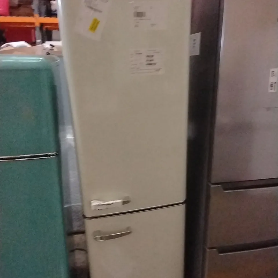 ELECTRIQ 244 LITRE 60/40 RETRO FREESTANDING FRIDGE FREEZER - CREAM