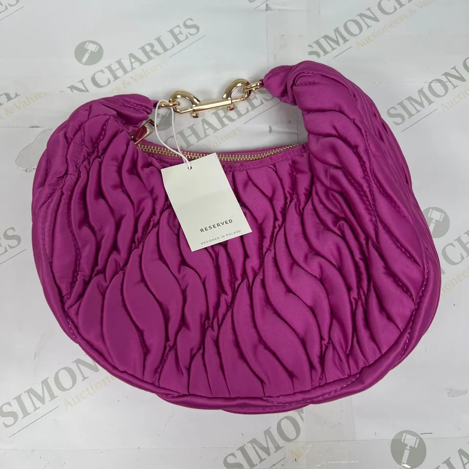 RESERVED QUILTED BAG IN PURPLE