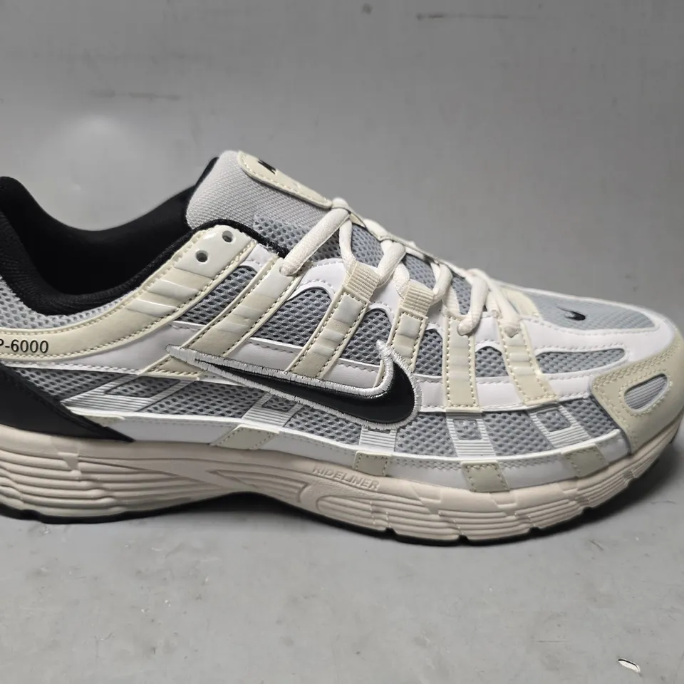 NIKE P-6000 TRAINERS IN WHITE & BLACK - UK 10