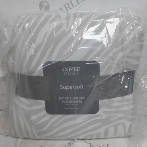 COZEE HOME ABSTRACT ANIMAL PRINT SET OF 2 SHAMS