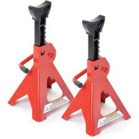 OYPLA 3 TON HEAVY DUTY RATCHET JACK LIFTING AXLE STANDS 