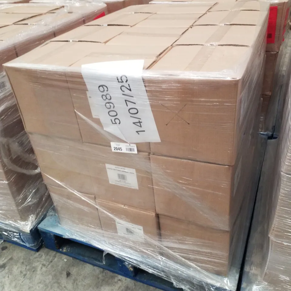 PALLET CONTAINING APPROXIMATELY 36 BUCKETS OF BOSTIK CEMENTONE RAPID SETTING WATERPROOF CEMENT 10KG