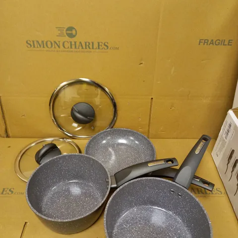 TOWER FRYING PAN AND SAUCEPAN SET