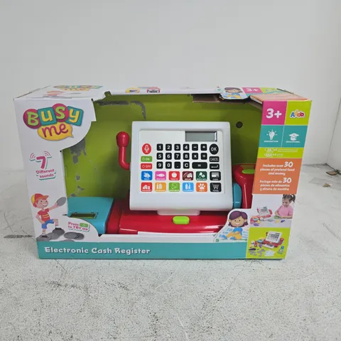 BOXED BUSY ME ELECTRONIC CASH REGISTER