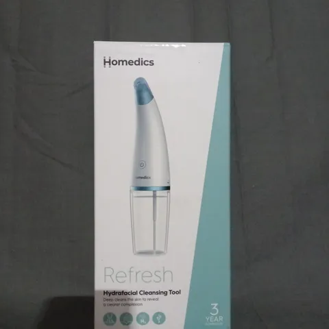 BOXED HOMEDICS REFRESH HYDRAFACIAL CLEANSING TOOL