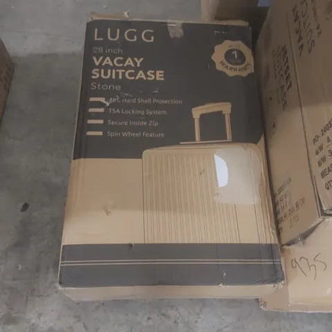 BOXED LUGG TRAVEL SUITCASE