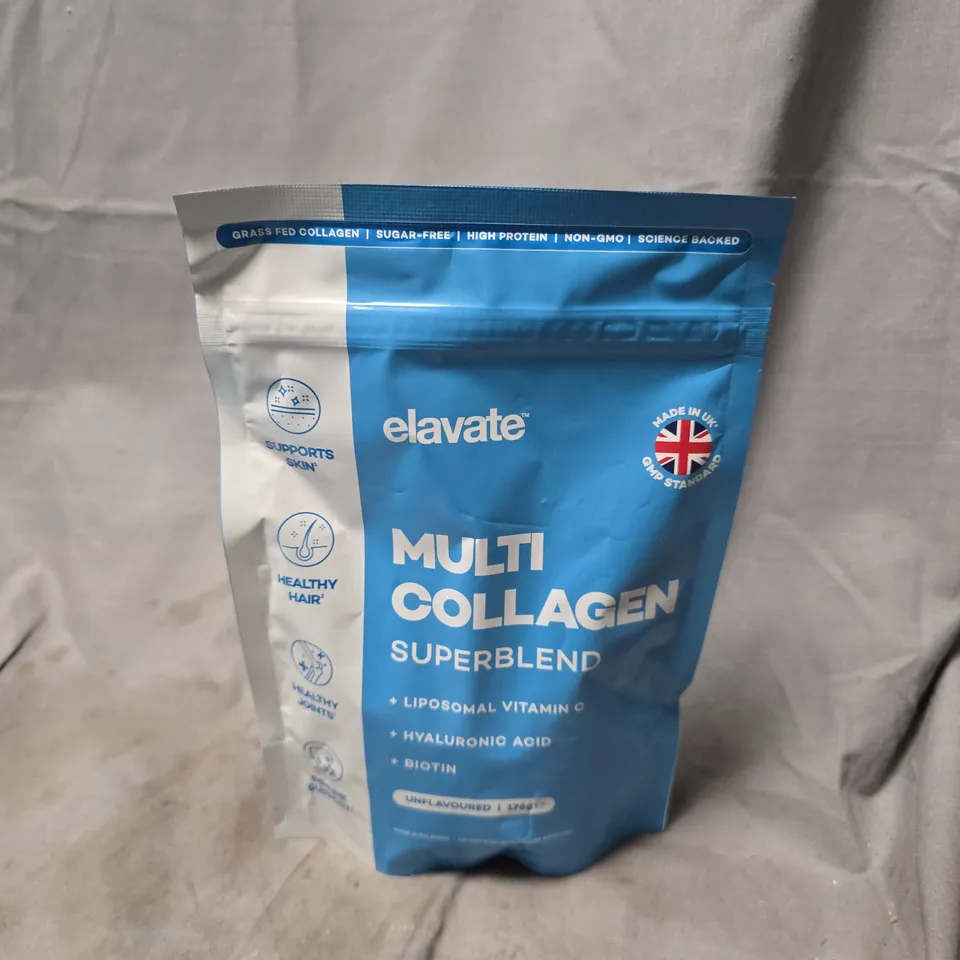 ELAVATE MULTI COLLAGEN SUPERBLEND UNFLAVOURED (176G)
