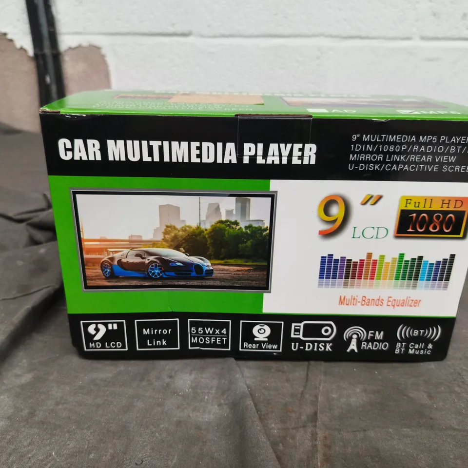 CAR MULTIMEDIA PLAYER WITH 9 INCH LCD – BOXED FULL HD 1080
