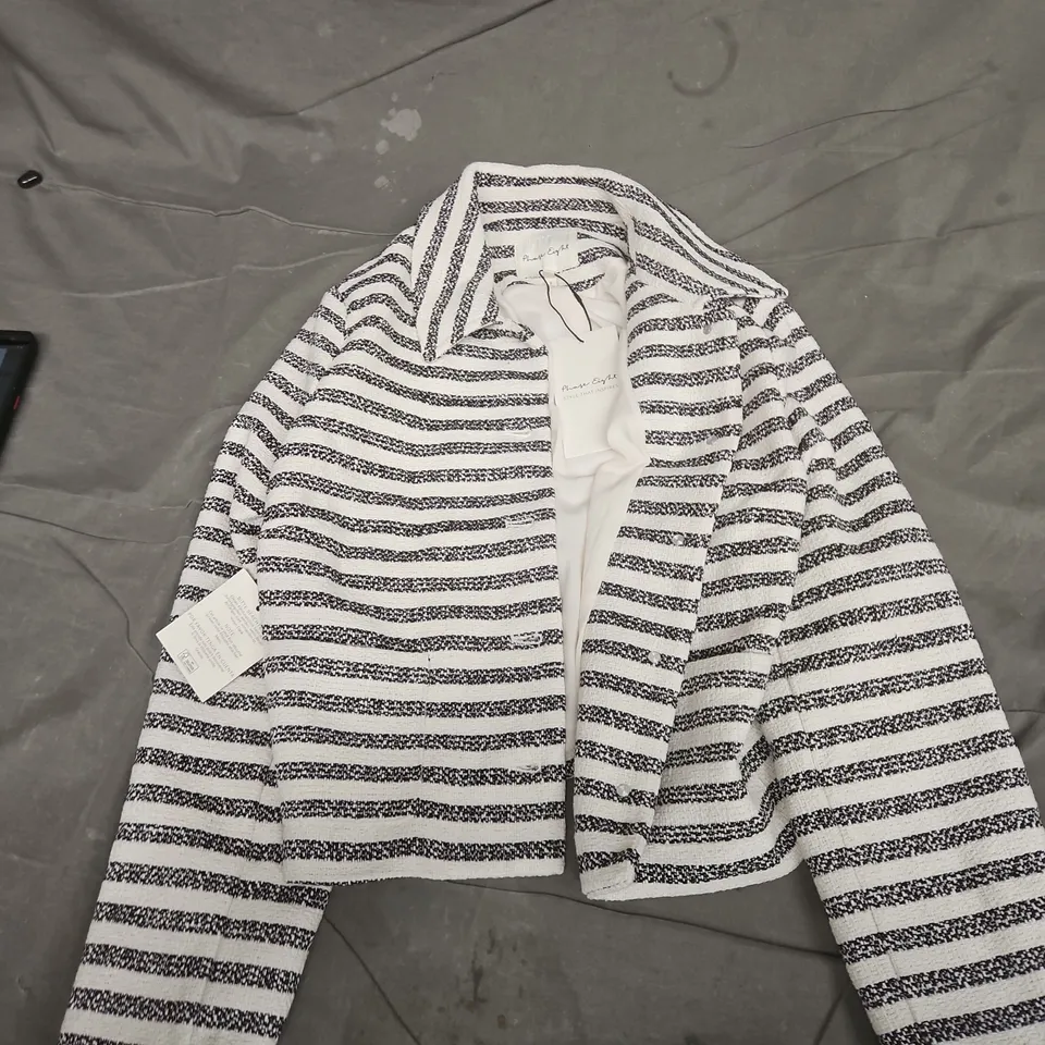PHASE EIGHT STRIPED KNIT CARDIGAN – UK 14 (DE 40, ES 42, US 10)