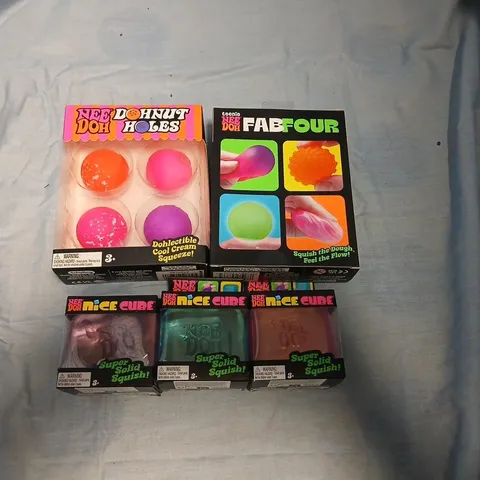 FIVE ASSORTED NEE DOH PRODUCTS