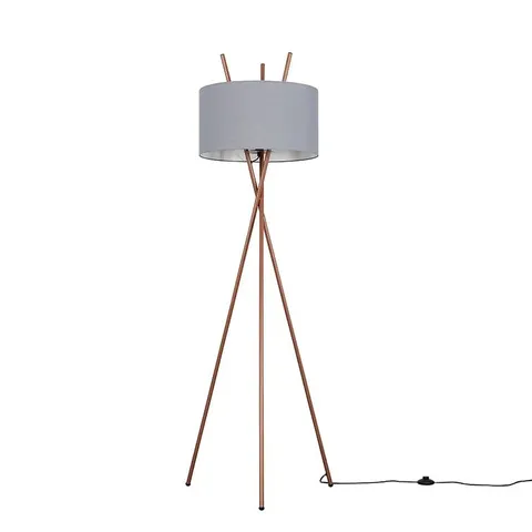 BOXED TORRIDON 165CM TRIPOD FLOOR LAMP CHROME (1 BOX)