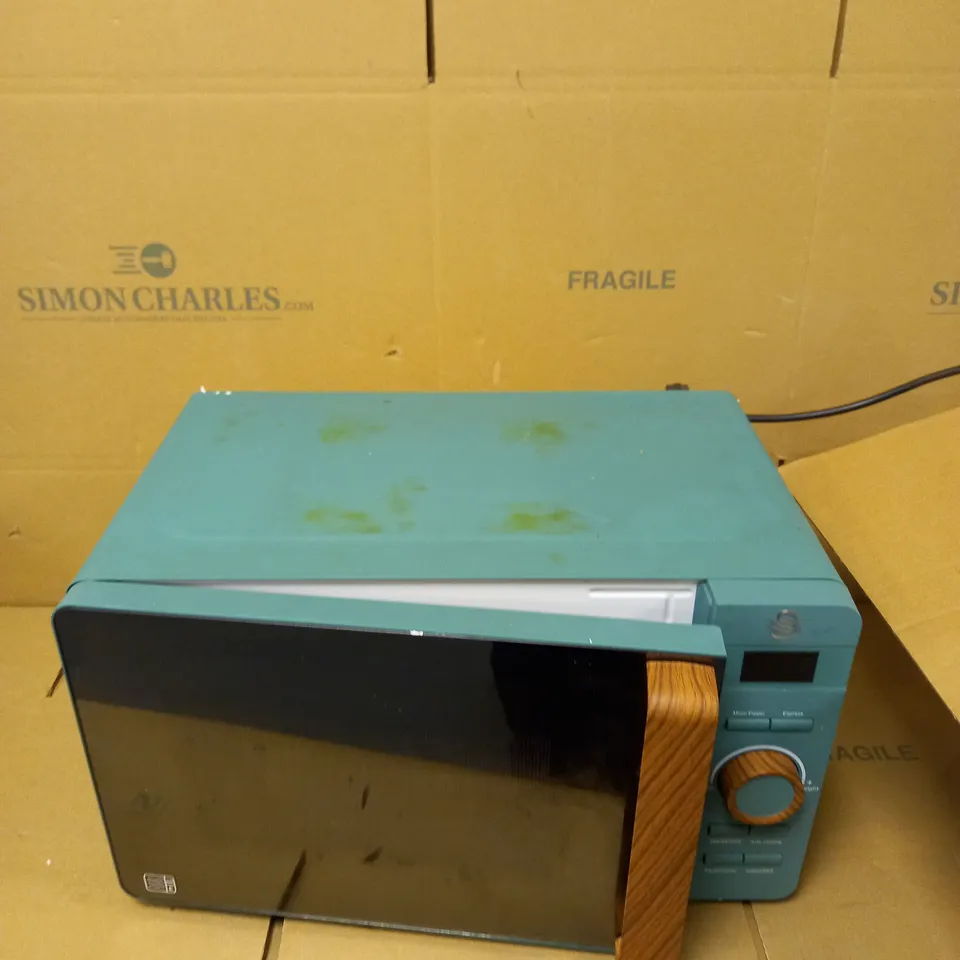 SWAN 20L NORDIC DIGITAL LED MICROWAVE, 800W, PINE GREEN