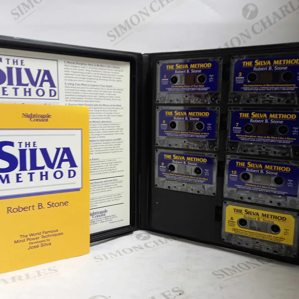 THE SILVA METHOD MIND POWER HOME STUDY COURSE 7 CASSETTE SET