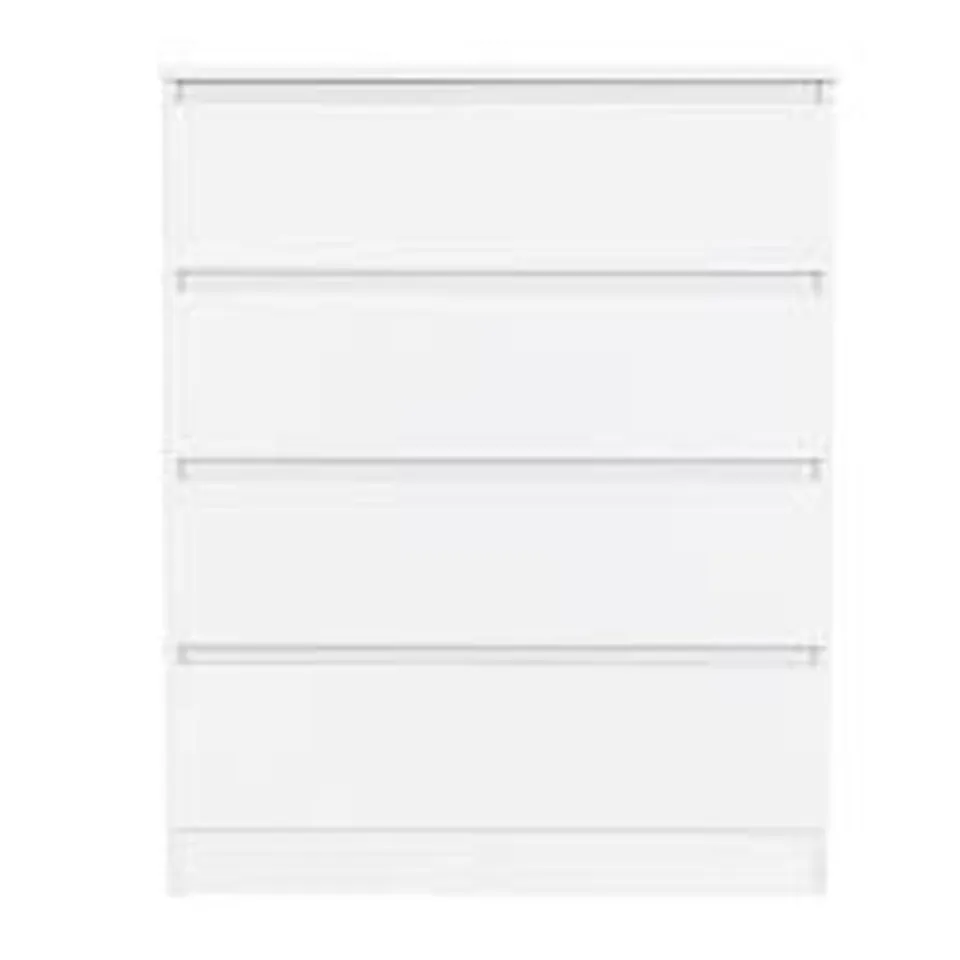 BOXED SECONIQUE MALVERN 4 DRAWER CHEST - WHITE (2 BOXES)